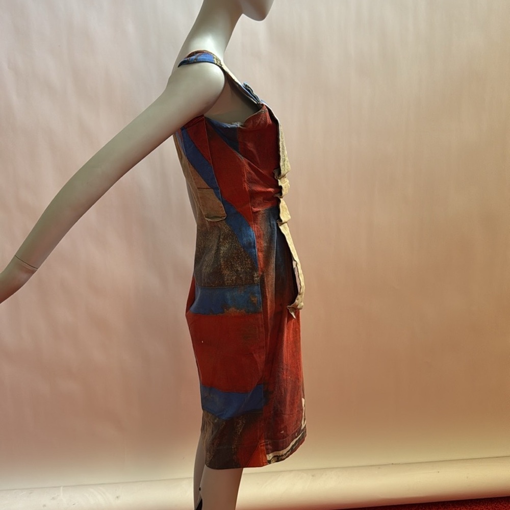 Vivienne Westwood UNION JACK DRESS IT 40 NEW no tag FW15-16 ANGLOMANIA - Picture 8 of 9